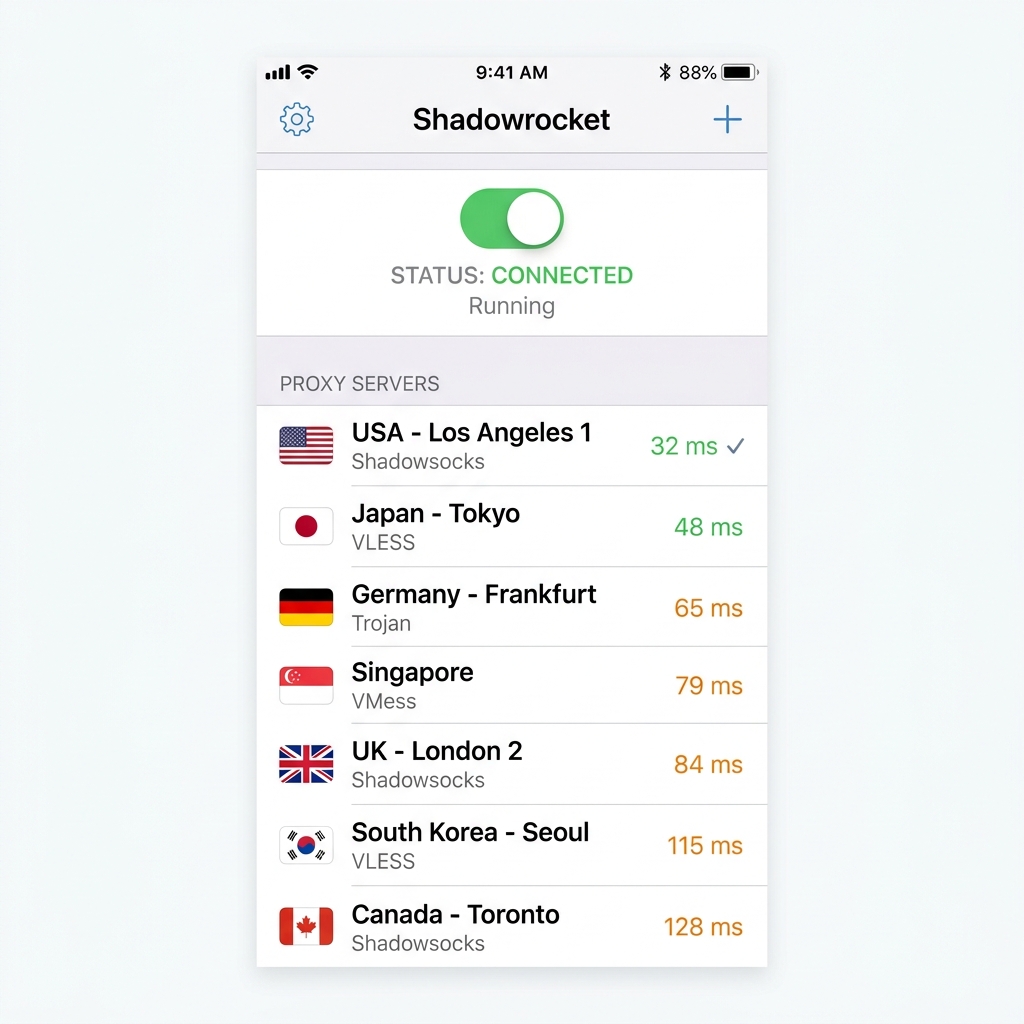 Shadowrocket UI